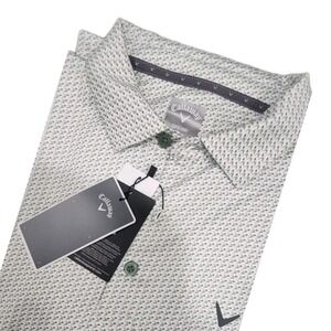 NEW Callaway Golf Polo Shirt Mens XXL GREEN Opti-Dri Stretch UPF SUN PERFORMANCE